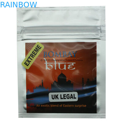 Reseach Chemical Powder / Pills Bag, Foil Herbal Incense Bag Bao bì với nhãn in