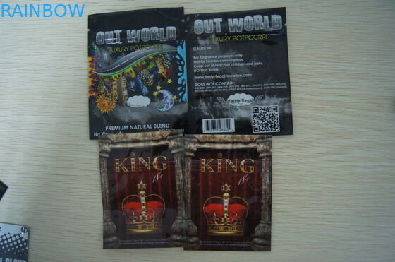 Research Pill Sachet / Túi bột nghiên cứu / Túi hương thảo dược có khóa kéo