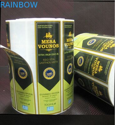 Nhãn dán nóng tùy chỉnh nhãn chai rượu vang đỏ / nhãn dán riêng