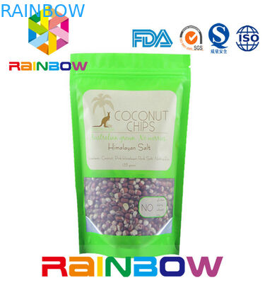 Túi snack tùy chỉnh Bao bì Ziplock cho hạt giống Bao bì đứng lên dưới đáy