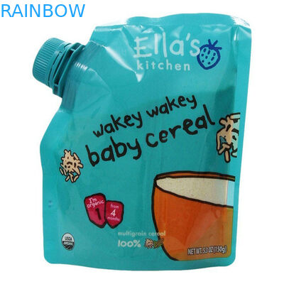Túi đựng thức ăn trẻ em tái sử dụng Doypack BPA Free With Corner Spout