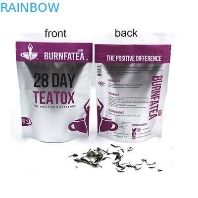 In bao bì túi trà Mylat với Ziplock, bao bì đóng gói trà có thể đóng lại tùy chỉnh