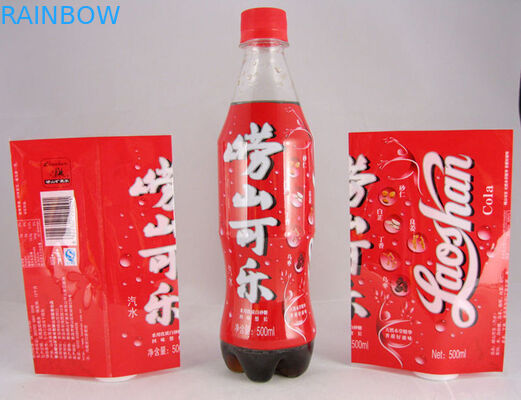 Đồ uống Chai Shrink Tay áo Nhãn PVC / PET Shrink Wrap Cut