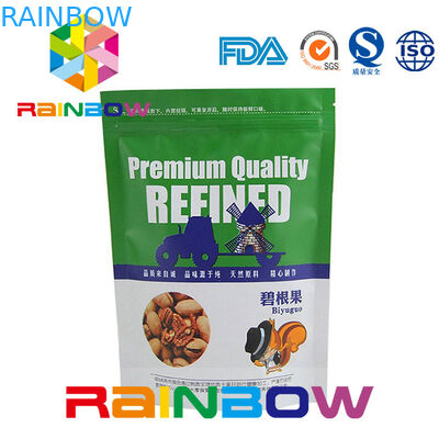 Tùy chỉnh in Doy Pack Nuts Túi Bao bì Zipper và nước mắt