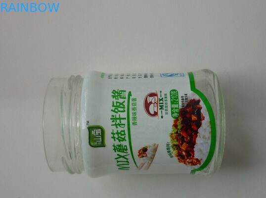 Nhãn PVC Shrink Heat Water cho Sauce Beancurd Cheese Glass Chai