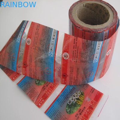 Nhãn co rút PVC / PET trong cuộn cho chai nước tăng lực có logo in OEM