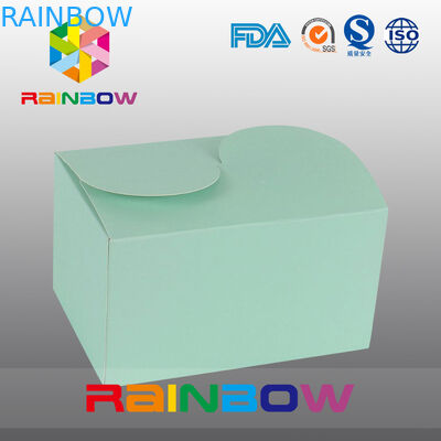 Hộp giấy kraft xanh cho bao bì quà tặng, in ấn tùy chỉnh và kích thước