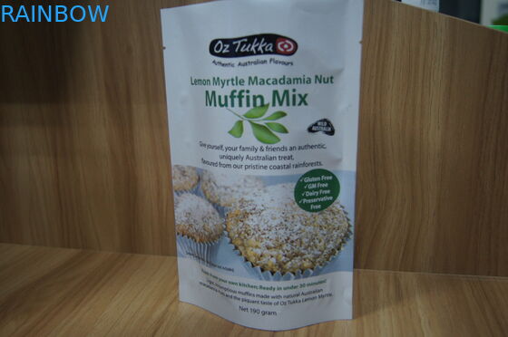 Vivid In Stand Up Aluminium Cookies Cookies Bao bì Túi hàng đầu