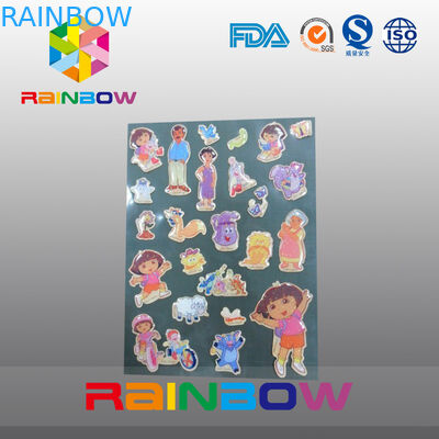 Nhãn đầy màu sắc sống động không thường xuyên có thể tái chế Nhãn giấy Chai / Túi nhựa