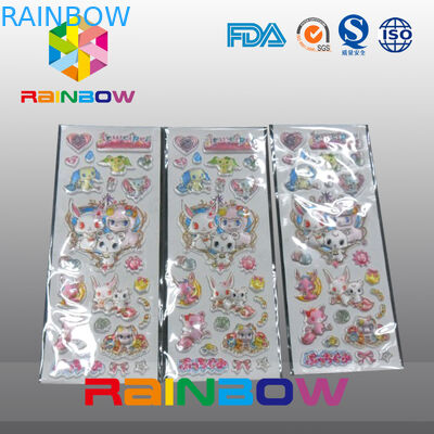 Nhãn đầy màu sắc sống động không thường xuyên có thể tái chế Nhãn giấy Chai / Túi nhựa