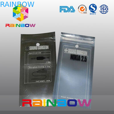 Xem qua Logo In Tai nghe / Tai nghe Bao bì Túi / Túi có Ziplock