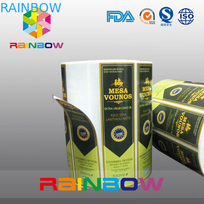 Wine Glass Tự dính Shrink Tay áo Nhãn in