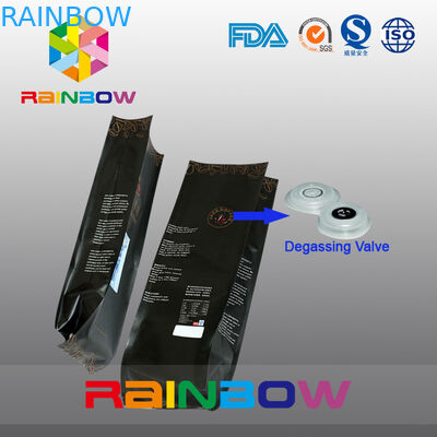 Thiết kế tùy chỉnh Nhôm Lá Cà phê Túi / Gusset Túi cà phê 5lb có van