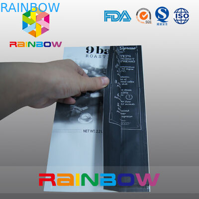 Thiết kế tùy chỉnh Nhôm Lá Cà phê Túi / Gusset Túi cà phê 5lb có van