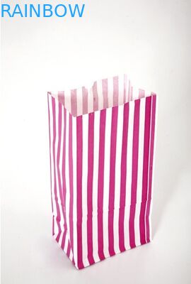 Logo tùy chỉnh Túi giấy kraft Bỏ đi thức ăn nhanh / Bánh mì / Túi mua sắm