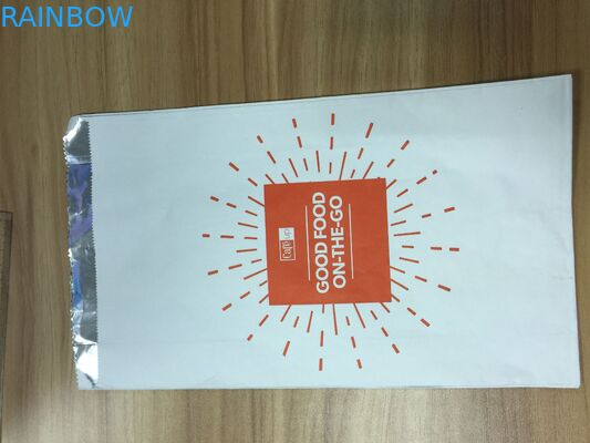 Giấy kraft lót giấy bạc bên trong túi gà nướng Thiết kế tùy chỉnh