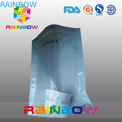 Logo tùy chỉnh rõ ràng Mặt trước Túi chống tĩnh che chắn Poly có khóa kéo cho thiết bị điện tử