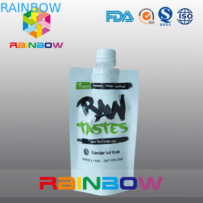 Bao bì túi đứng màu trắng dành cho mứt sống