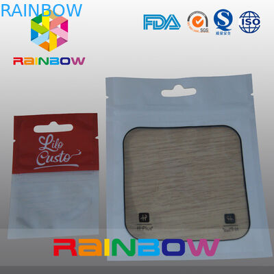 Túi nhựa Mylar Ziplock Túi nhựa Bao bì có cửa sổ trong suốt cho hàng hóa