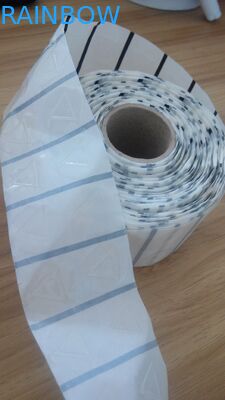 Nhãn trong suốt / rõ ràng Hình dạng tròn Nhãn PET cảnh báo nguy hiểm cho Bliman