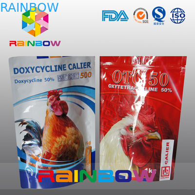 Tùy chỉnh Logo của riêng bạn Đứng lên Túi lưu trữ thực phẩm Pet / Tukey có khóa kéo