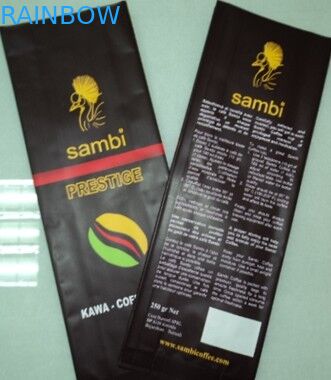 Gusset nhôm lá cà phê lưu trữ túi giấy