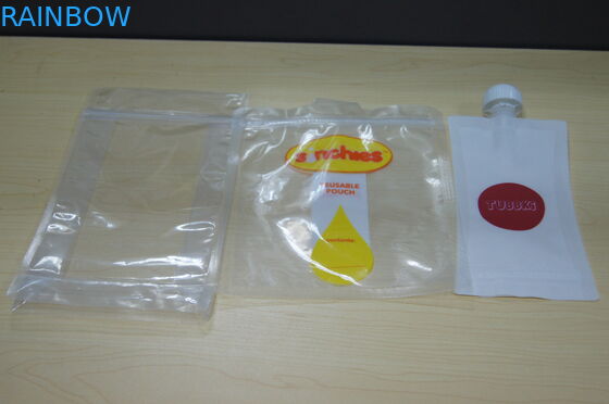 Cấp thực phẩm có thể phục hồi Đứng lên Ziplock Baby Food Side Spout Túi In tùy chỉnh