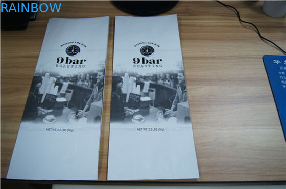 Dưới Gusset Matt Mylar Snack Bag Bao bì Nhôm Lá Cà phê Túi có Van