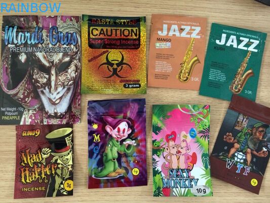 Ba mặt bằng nhiệt bọc kín lá nhôm hương thảo mộc có khóa kéo