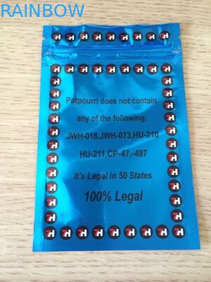 Ba mặt bằng nhiệt bọc kín lá nhôm hương thảo mộc có khóa kéo