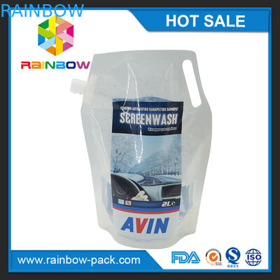 Tùy chỉnh tái sử dụng nhựa đứng lên bóp túi cho thức ăn / nước trái cây / súp