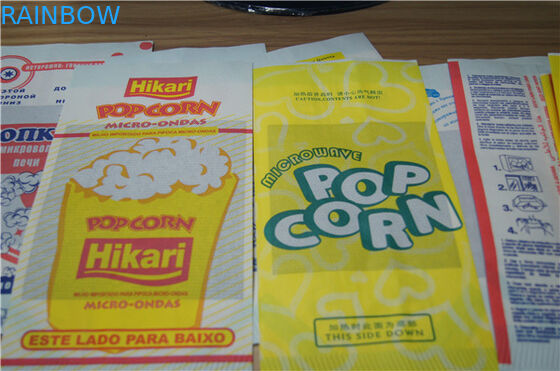 Cấp thực phẩm Flat Flat Brown Túi giấy tùy chỉnh Mở đầu cho Snack