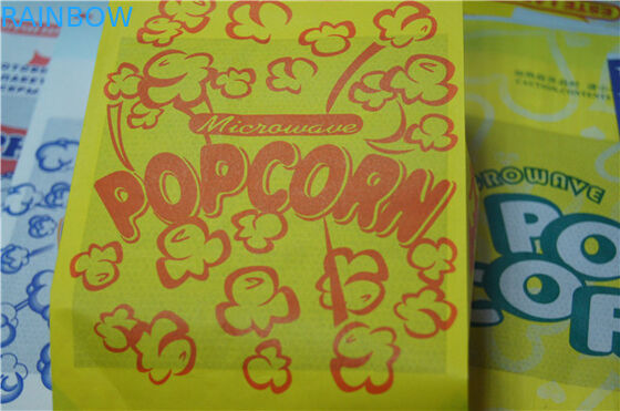 Cấp thực phẩm Flat Flat Brown Túi giấy tùy chỉnh Mở đầu cho Snack