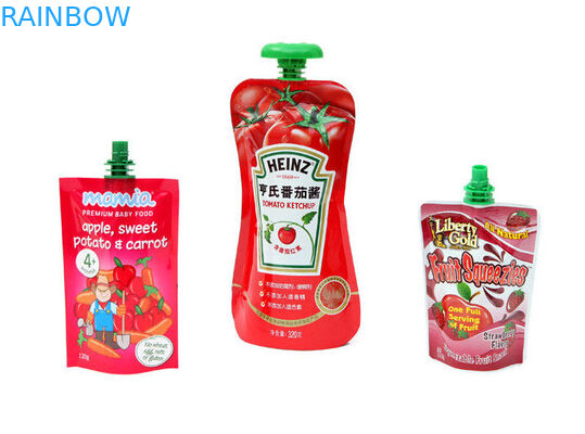 Bảo vệ môi trường Túi Spout bền với vòi phun hàng đầu cho chất lỏng