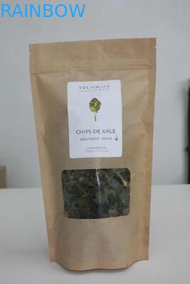 Nhôm nhiều lớp Mylar lưu trữ thực phẩm, túi giấy đứng lên