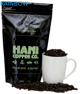 Cà phê Trà đứng lên Lá nhôm Túi Bao bì Túi kraft Ziplock 250g 500g