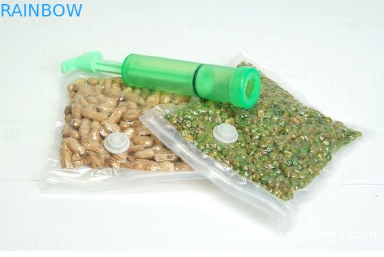 Laminated 3 bên chân không bơm túi khí thực phẩm chân không Seal túi cho cá / thực vật