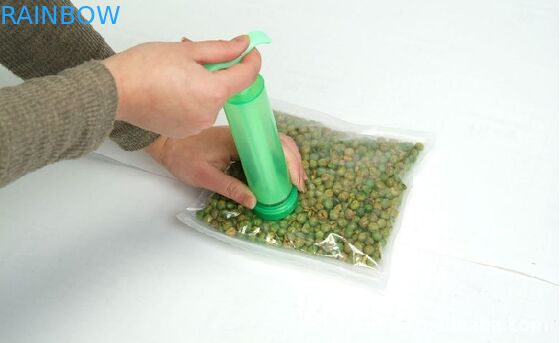 Laminated 3 bên chân không bơm túi khí thực phẩm chân không Seal túi cho cá / thực vật