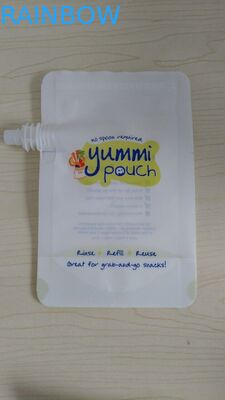Túi đựng thức ăn trẻ em miễn phí 5oz BPA tùy chỉnh với Ziplock