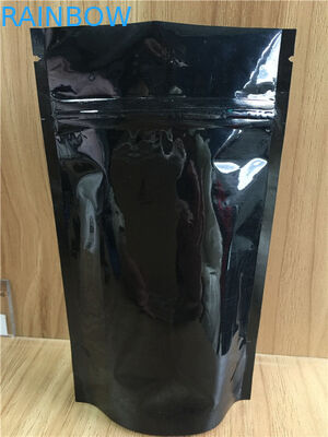 Nhôm Lá đáy Gusset Lưu trữ Ziplock Lưu trữ Bột gạo phồng