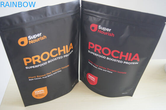 Lá nhôm đứng lên Túi, 500g 750g 1kg Whey Protein Powder Bao bì