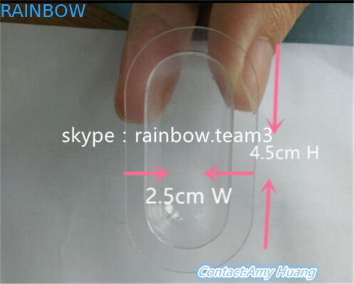 Chất chứa nhựa nhỏ tái sử dụng cho thuốc tình dục / chai hình viên nang với nắp kim loại tròn