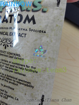 Giấy nhôm đứng lên túi để tăng cường bột kratom chiết xuất từ ​​kratom