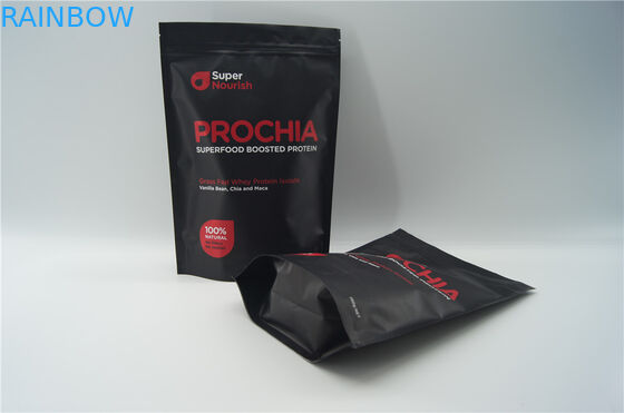 Tùy chỉnh 500g Túi Gusset đáy, Protein lót lót đứng lên Túi Ziplock