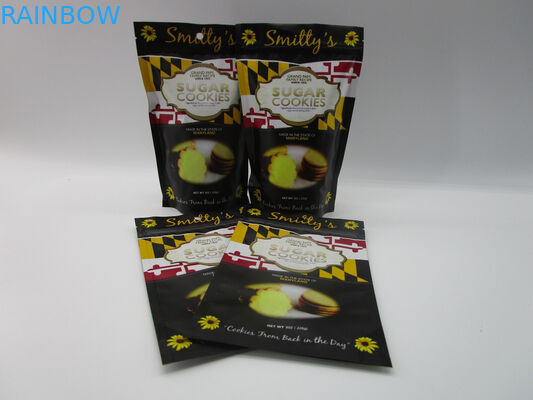 Bao bì cà phê tùy chỉnh đứng lên túi có khóa kéo, van một chiều