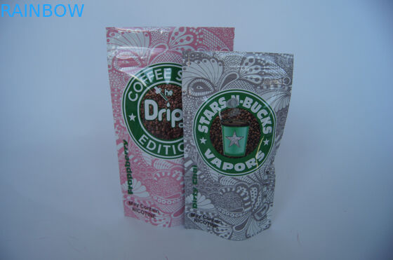 Túi thực phẩm nhôm đen mờ, đứng lên đóng gói hạt cà phê