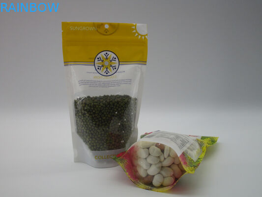 Nhãn hiệu riêng đứng lên túi dây kéo, bao bì thực phẩm ăn nhẹ lá nhôm