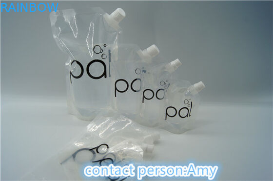 Dây kéo đôi có thể phân hủy sinh học 200ml Túi Spout Bao bì PET / NY / PE