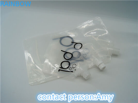 Dây kéo đôi có thể phân hủy sinh học 200ml Túi Spout Bao bì PET / NY / PE