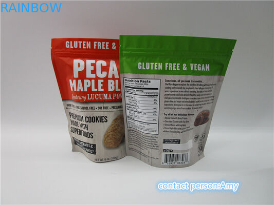 Quảng cáo tùy chỉnh Made Chocolate Chocolate Snack Bag Bao bì In ống đồng